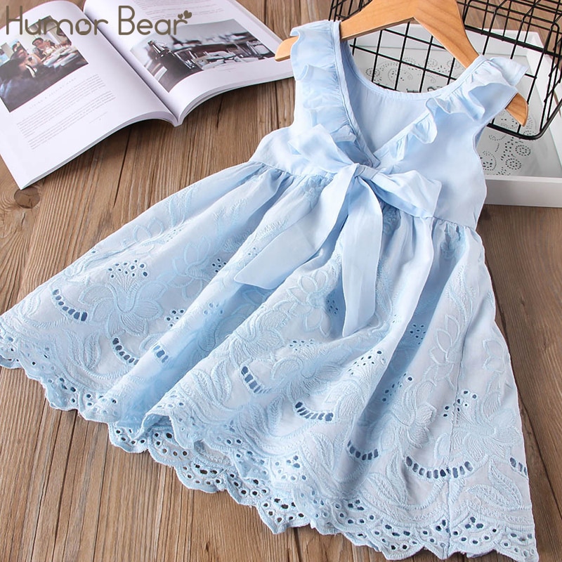 Humor Bear Summer Brand New Girls Dress Flowers Lace Silk Dress Fashion Girls Round Neck Flying Sleeve Dress Baby Kids Clothing Humor Bear Summer Brand New Girls Dress Flowers Lace Silk Dress Fashion Girls Round Neck Flying Sleeve Dress Baby Kids Clothing