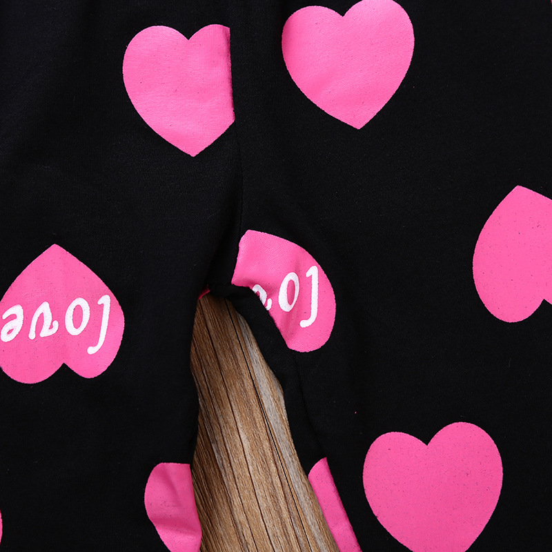 Humor Bear Girls Clothing Set Baby Girls Outfits T-shirt Letter Lip Tops+Printed Long Pants Suit 1-6Year Girls Baby Kid Clothes Humor Bear Girls Clothing Set Baby Girls Outfits T-shirt Letter Lip Tops+Printed Long Pants Suit 1-6Year Girls Baby Kid Clothes