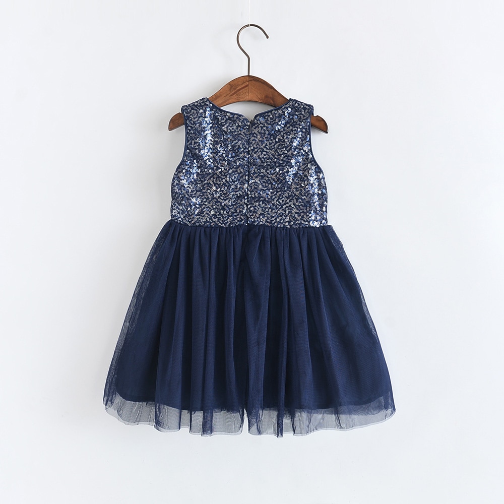 Humor Bear Girls Dress Summer Brand New Sequin Splicing Yarn Girls Round Neck Sleeveless Love Dot Dress Baby Kids Girls Clothing Humor Bear Girls Dress Summer Brand New Sequin Splicing Yarn Girls Round Neck Sleeveless Love Dot Dress Baby Kids Girls Clothing