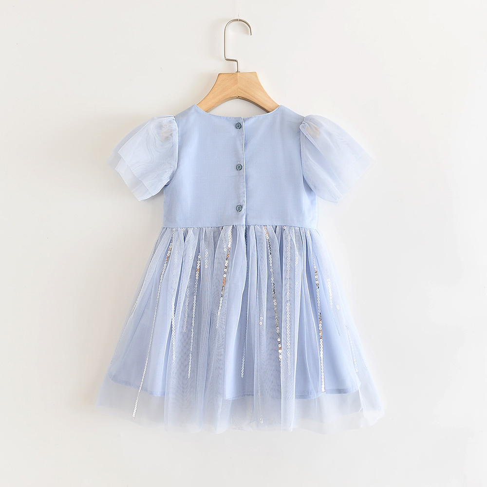 Humor Bear Girls Dress Summer Brand New Sequin Splicing Yarn Girls Round Neck Sleeveless Love Dot Dress Baby Kids Girls Clothing Humor Bear Girls Dress Summer Brand New Sequin Splicing Yarn Girls Round Neck Sleeveless Love Dot Dress Baby Kids Girls Clothing
