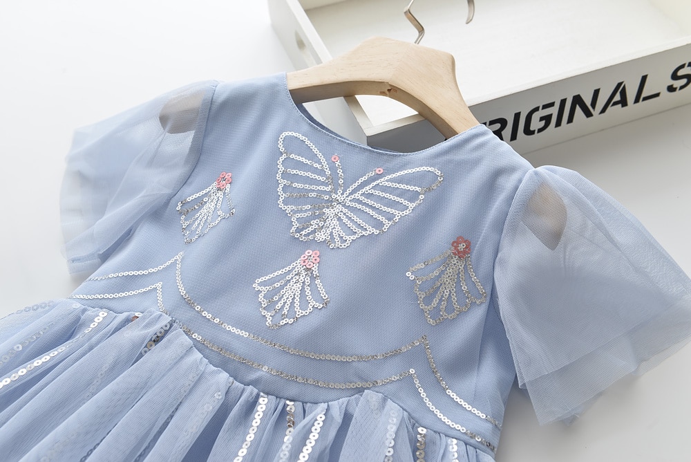 Humor Bear Girls Dress Summer Brand New Sequin Splicing Yarn Girls Round Neck Sleeveless Love Dot Dress Baby Kids Girls Clothing Humor Bear Girls Dress Summer Brand New Sequin Splicing Yarn Girls Round Neck Sleeveless Love Dot Dress Baby Kids Girls Clothing