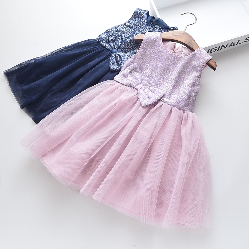 Humor Bear Girls Dress Summer Brand New Sequin Splicing Yarn Girls Round Neck Sleeveless Love Dot Dress Baby Kids Girls Clothing Humor Bear Girls Dress Summer Brand New Sequin Splicing Yarn Girls Round Neck Sleeveless Love Dot Dress Baby Kids Girls Clothing