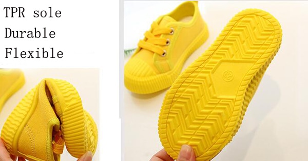 Boys Canvas Shoes Sneakers Girls Tennis Shoes Lace-up Kids Footwear Toddler Bright Yellow Chaussure Zapato Casual SandQ Baby New Boys Canvas Shoes Sneakers Girls Tennis Shoes Lace-up Kids Footwear Toddler Bright Yellow Chaussure Zapato Casual SandQ Baby New