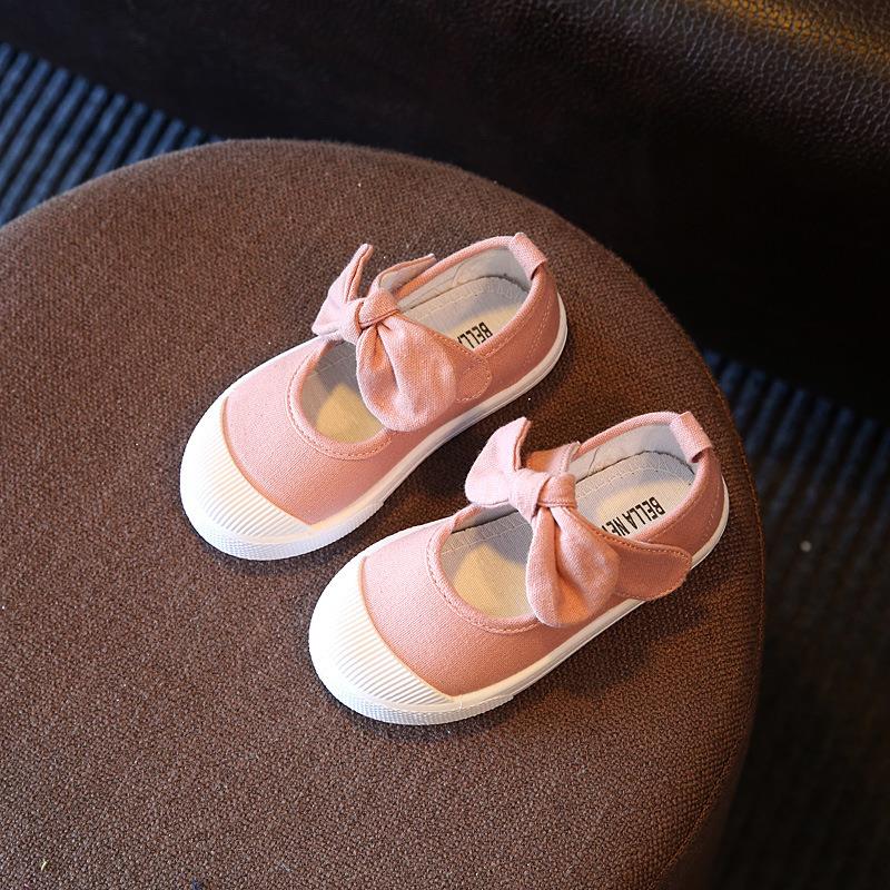 JUSTSL Autumn 2016 new children canvas casual shoes kids lovely bow flat heels shoes Korean girls princess shoes JUSTSL Autumn 2016 new children canvas casual shoes kids lovely bow flat heels shoes Korean girls princess shoes