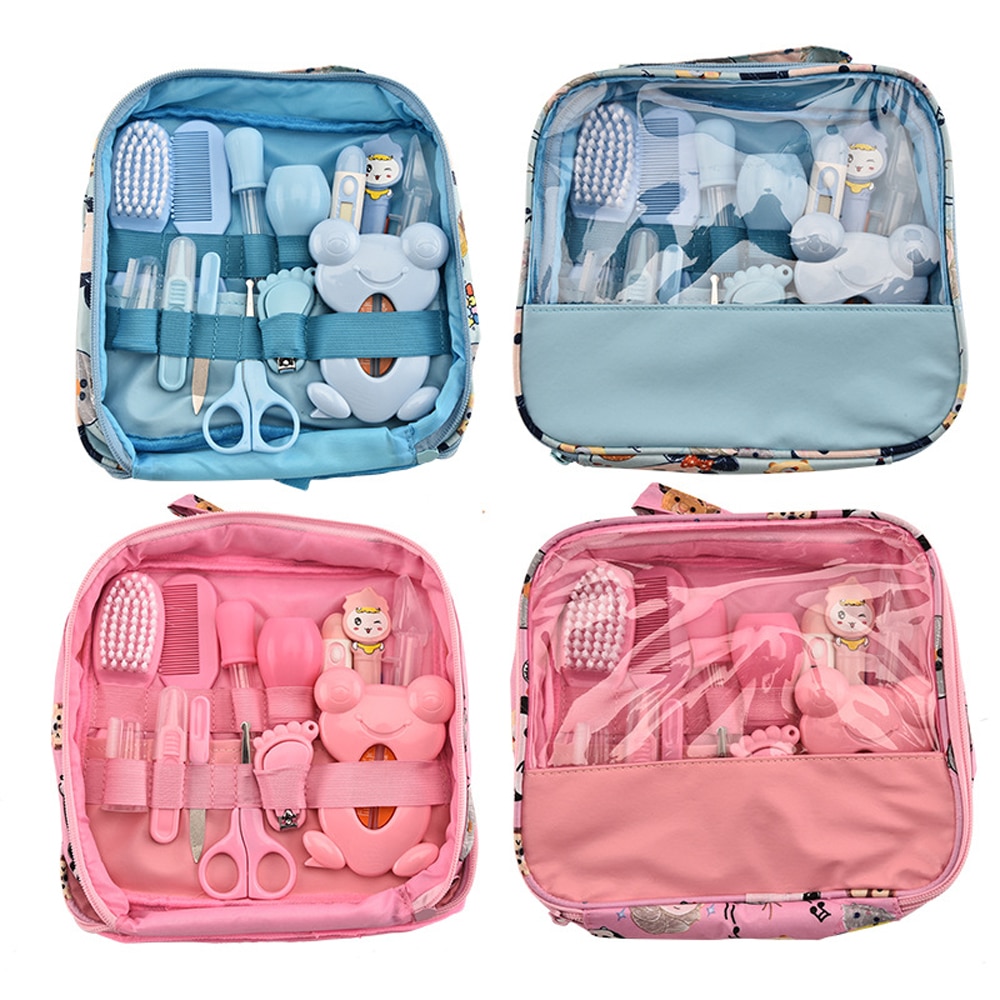 13pcs/Set Multifunction Newborn Baby Kids Nail Hair Health Care Thermometer Grooming Brush Kit Healthcare Accessories Bath Toys 13pcs/Set Multifunction Newborn Baby Kids Nail Hair Health Care Thermometer Grooming Brush Kit Healthcare Accessories Bath Toys