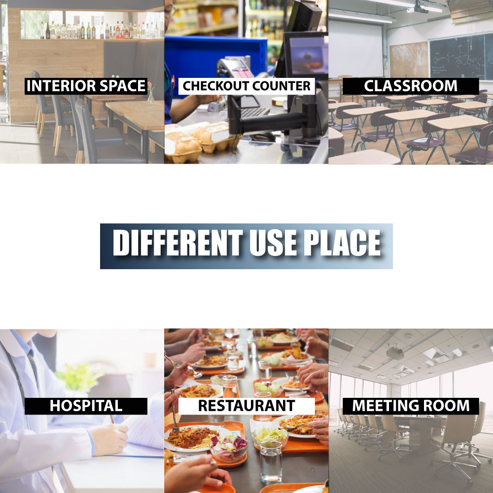 Acrylic Sneeze Guard Shield Clear Perfection For 4 person School, Classroom, Counter, Office, Restaurant Desk Protective Screen Acrylic Sneeze Guard Shield Clear Perfection For 4 person School, Classroom, Counter, Office, Restaurant Desk Protective Screen