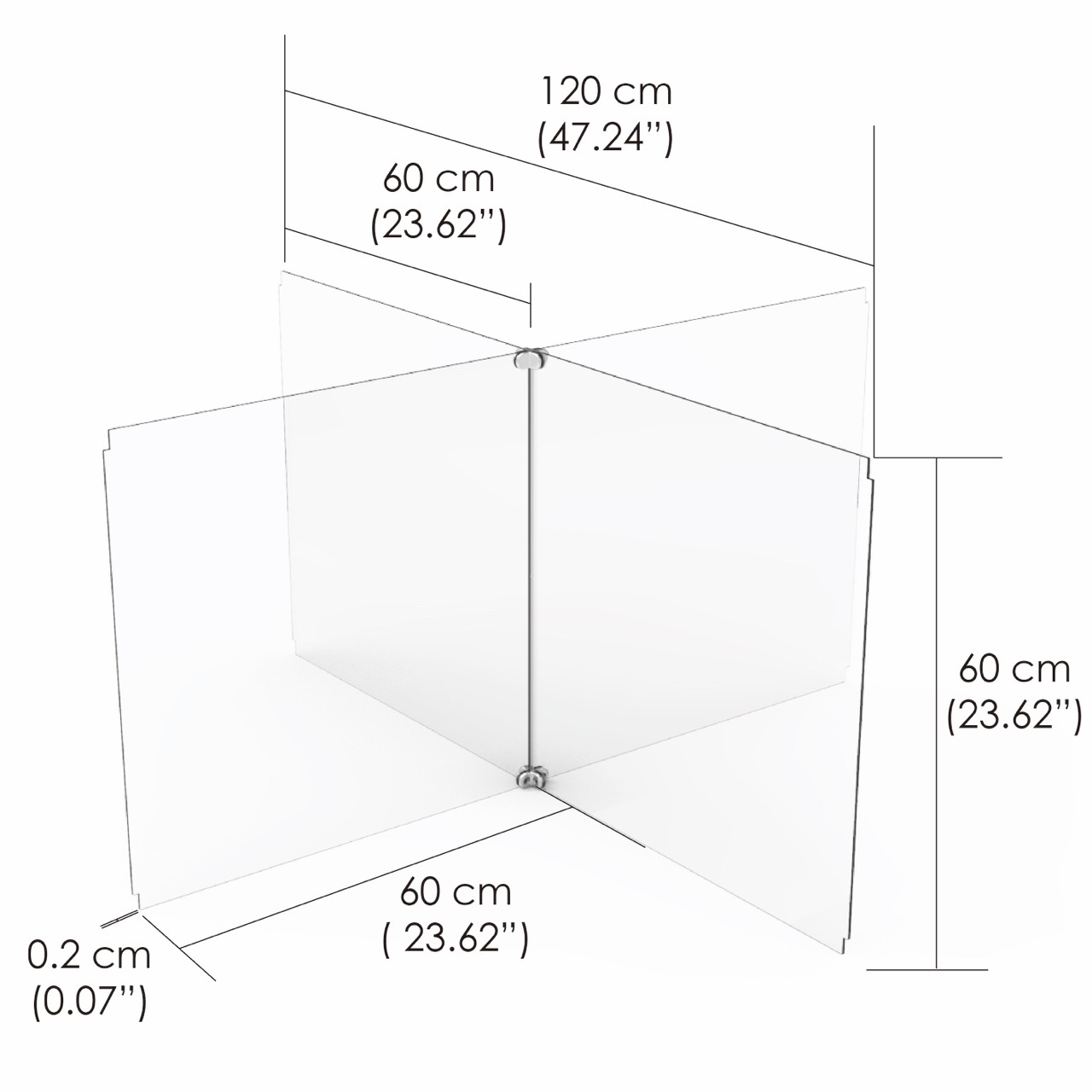 Acrylic Sneeze Guard Shield Clear Perfection For 4 person School, Classroom, Counter, Office, Restaurant Desk Protective Screen Acrylic Sneeze Guard Shield Clear Perfection For 4 person School, Classroom, Counter, Office, Restaurant Desk Protective Screen