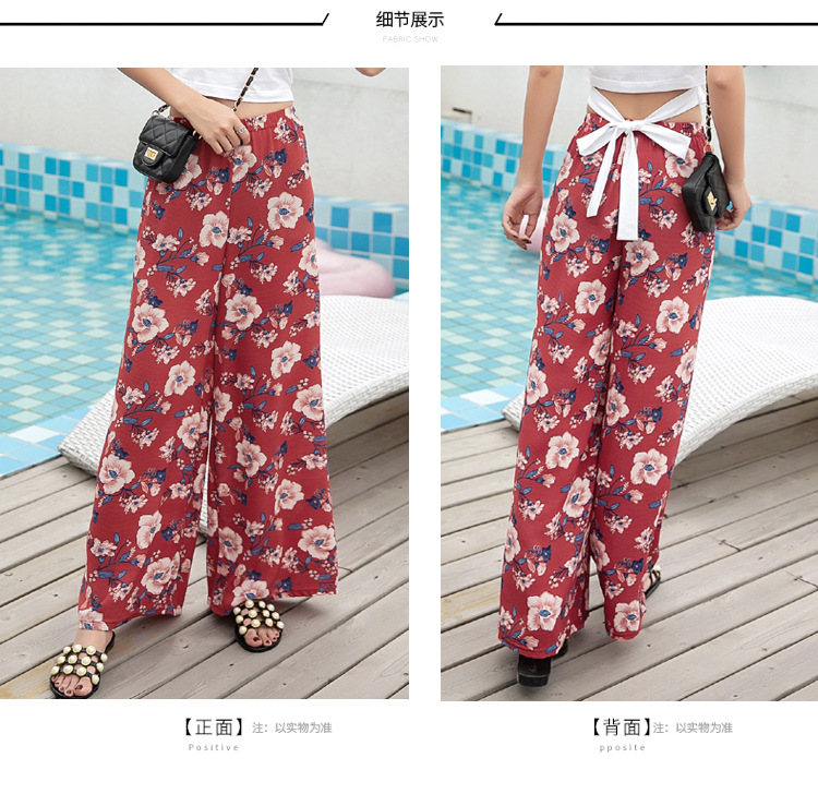 Summer Mommy And Me Floral Family Matching look Mother Daughter Chiffon High-waist bohemian wide-leg pants Clothes Beach Outfits Summer Mommy And Me Floral Family Matching look Mother Daughter Chiffon High-waist bohemian wide-leg pants Clothes Beach Outfits