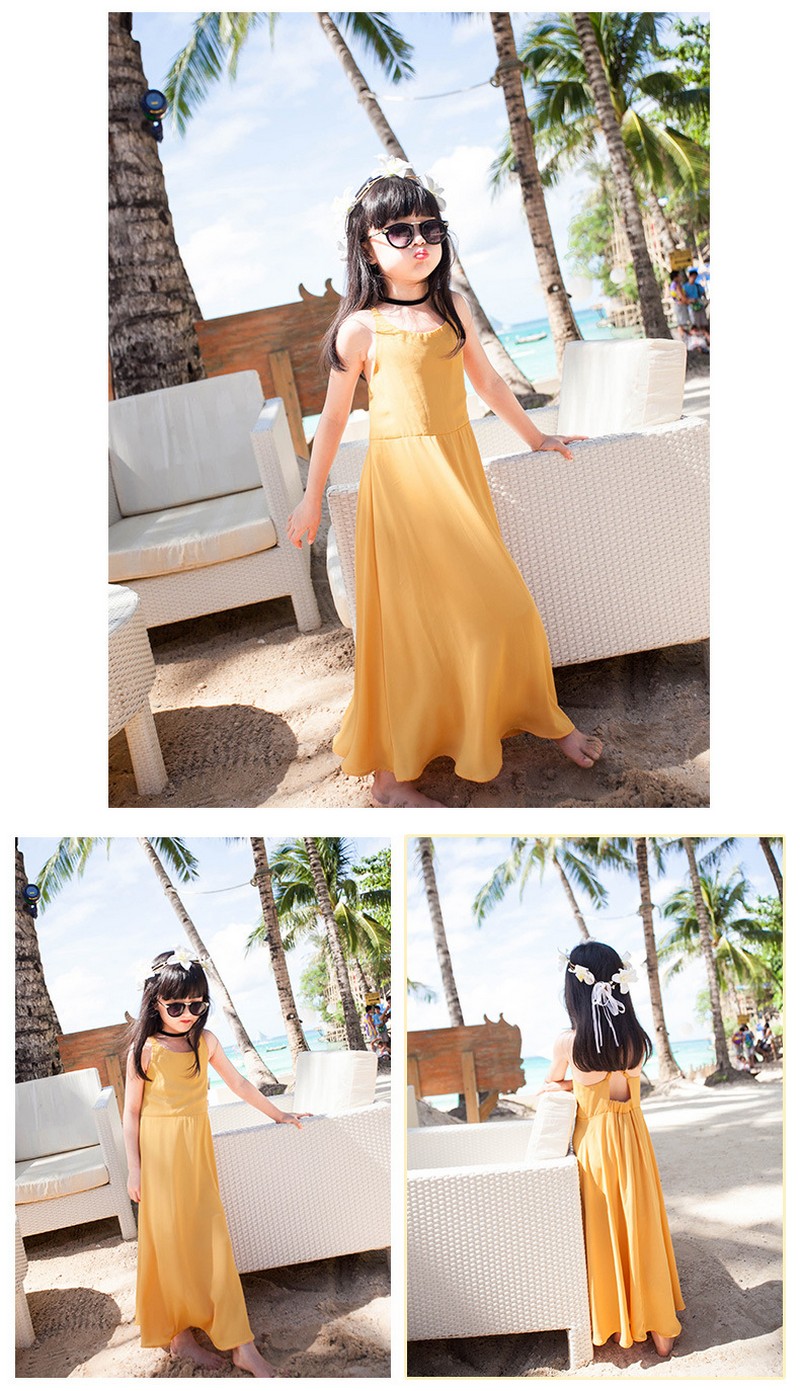 Yellow Color Mother Daughter Dresses for Mommy and Me Matching Clothes Sleeveless Summer Family Matching Mom Baby Girls Outfits Yellow Color Mother Daughter Dresses for Mommy and Me Matching Clothes Sleeveless Summer Family Matching Mom Baby Girls Outfits