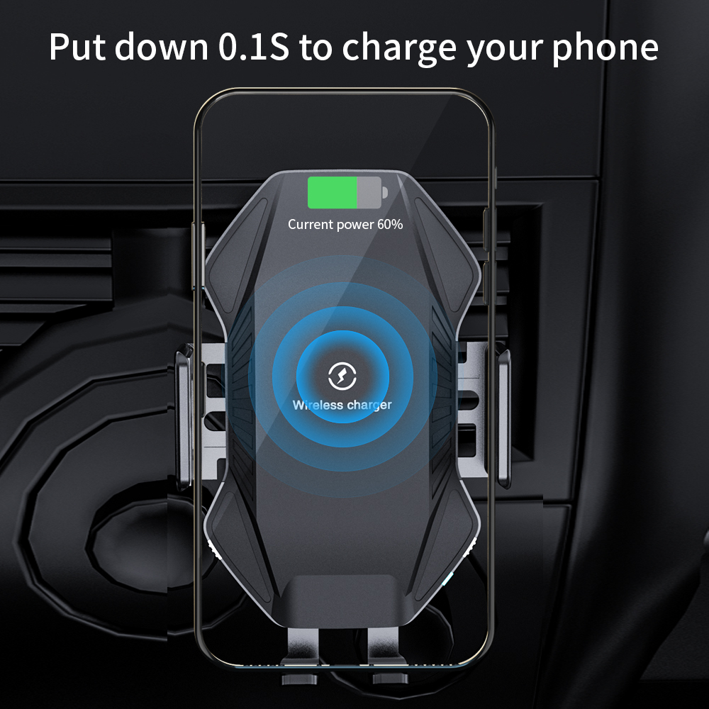 NTONPOWER Qi Wireless Car Charger 10W Fast Charging for iPhone 11 XS X 8 Intelligent Infrared Car Wireless Charger Phone Holder NTONPOWER Qi Wireless Car Charger 10W Fast Charging for iPhone 11 XS X 8 Intelligent Infrared Car Wireless Charger Phone Holder