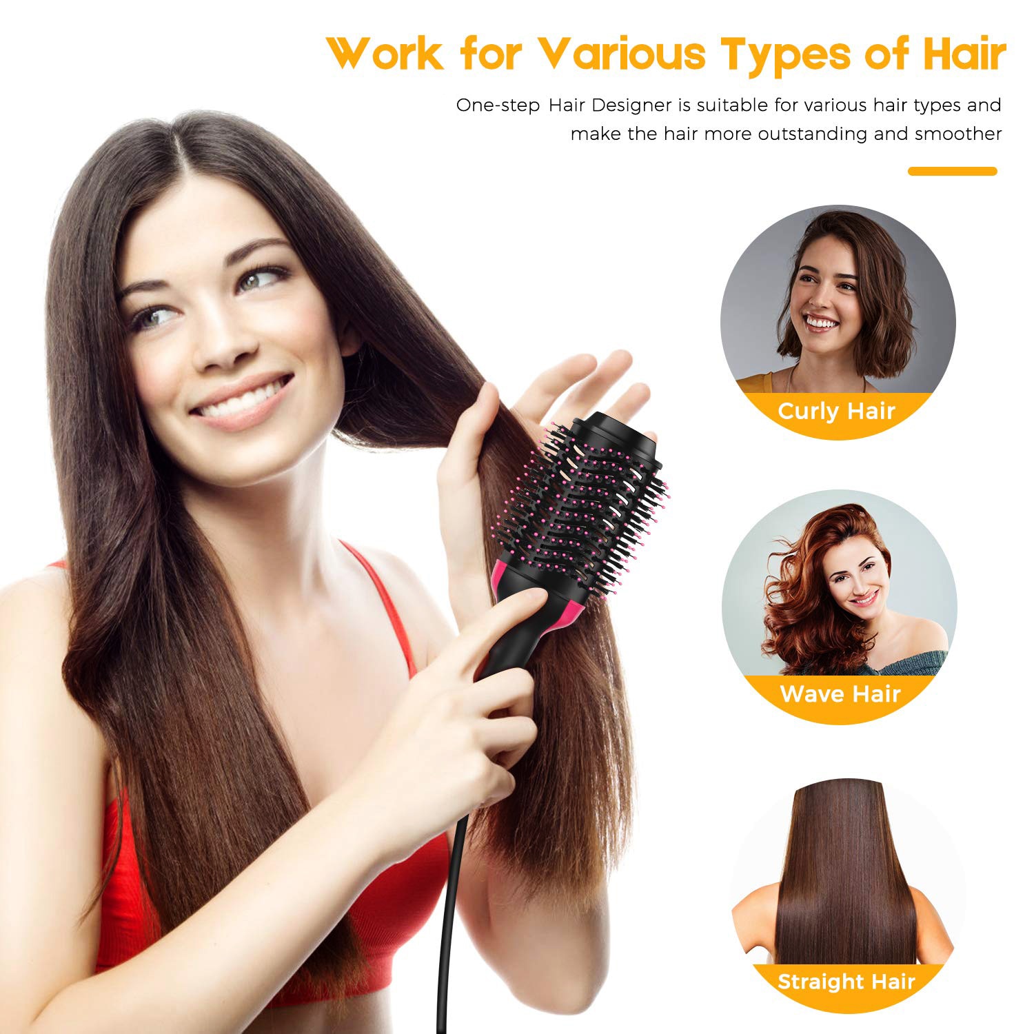 3 IN 1 One Hair Dryer, Blow Dryer ,Hot Air Brush 3 IN 1 One Hair Dryer, Blow Dryer ,Hot Air Brush