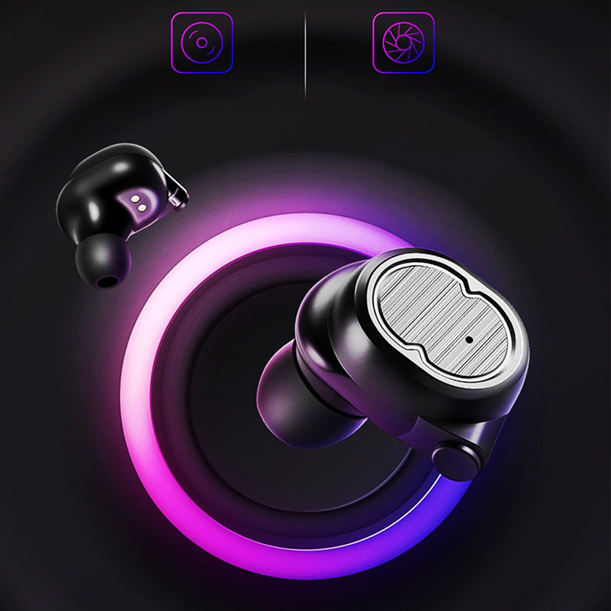 Waterproof Wireless Bluetooth 5.0 Earbuds Waterproof Wireless Bluetooth 5.0 Earbuds