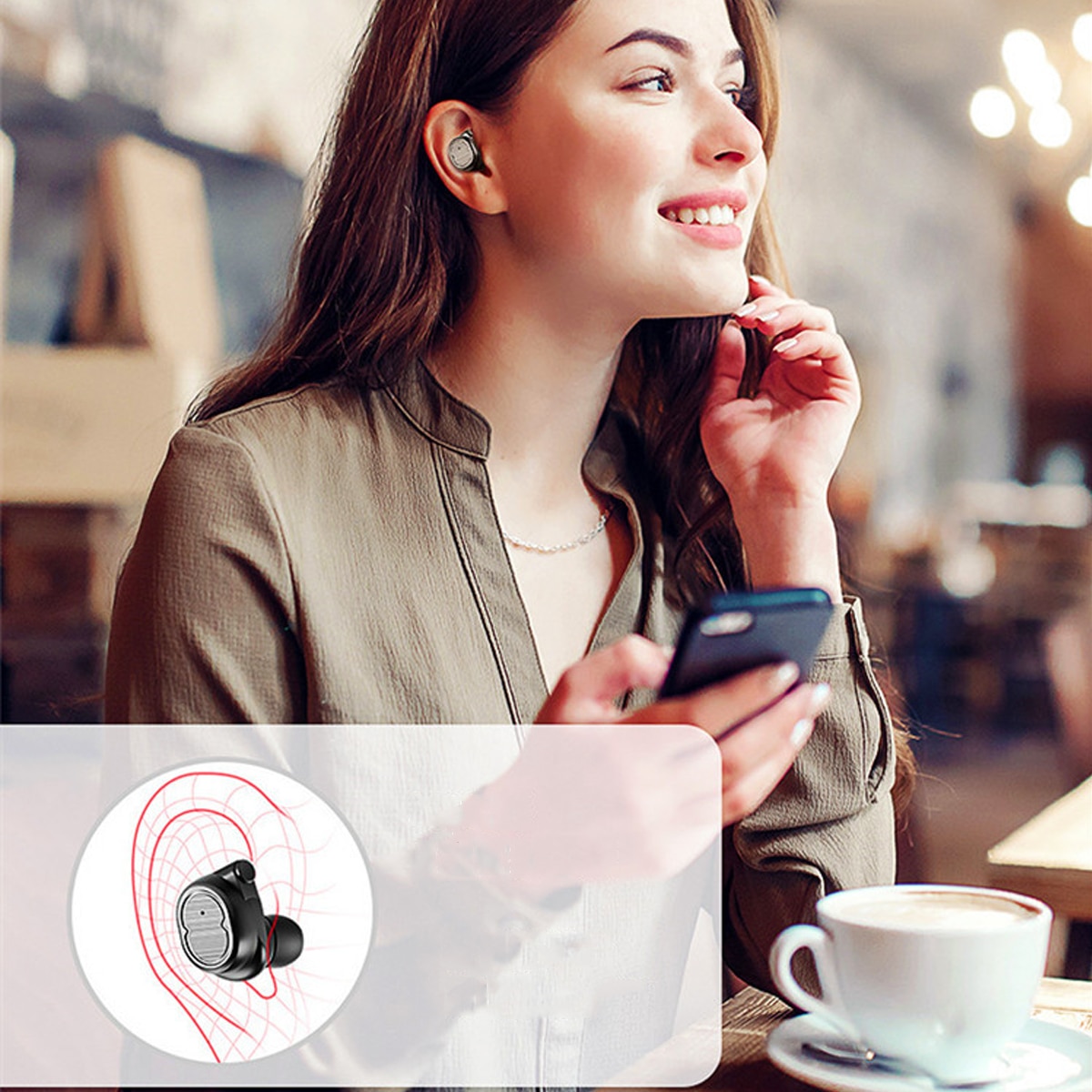 Waterproof Wireless Bluetooth 5.0 Earbuds Waterproof Wireless Bluetooth 5.0 Earbuds