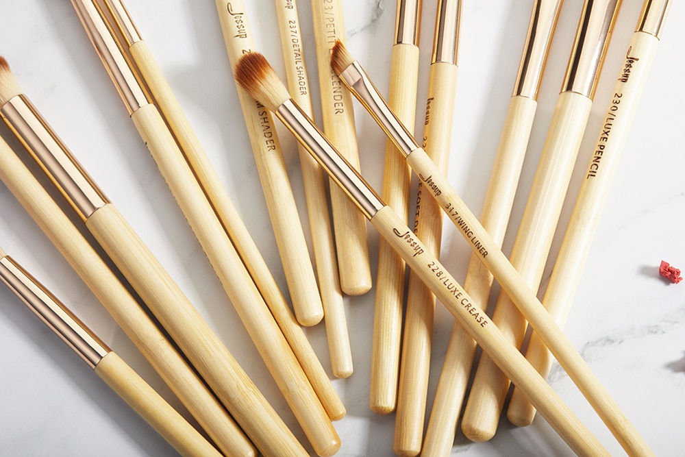 Jessup brushes 15pcs Bamboo makeup Brushes Jessup brushes 15pcs Bamboo makeup Brushes