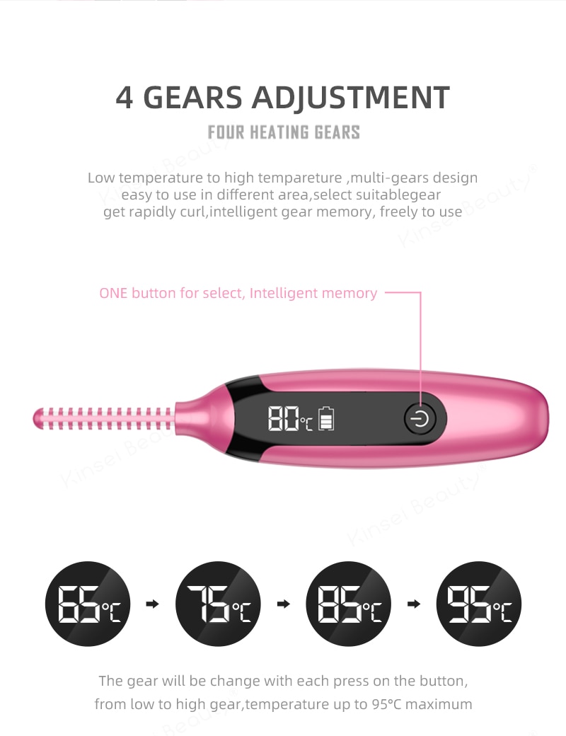 Electric Heated Eyelash CurlerUpto 48h Long Lasting Electric Heated Eyelash CurlerUpto 48h Long Lasting