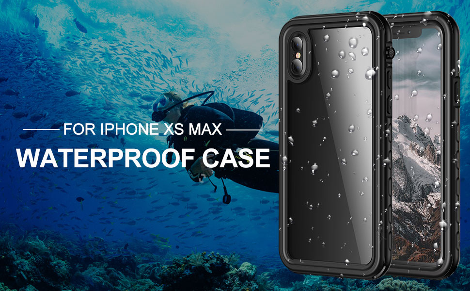 For iPhone X/XS XR XSMax IP68 Diving Waterproof Case Cover For iPhone X/XS XR XSMax IP68 Diving Waterproof Case Cover