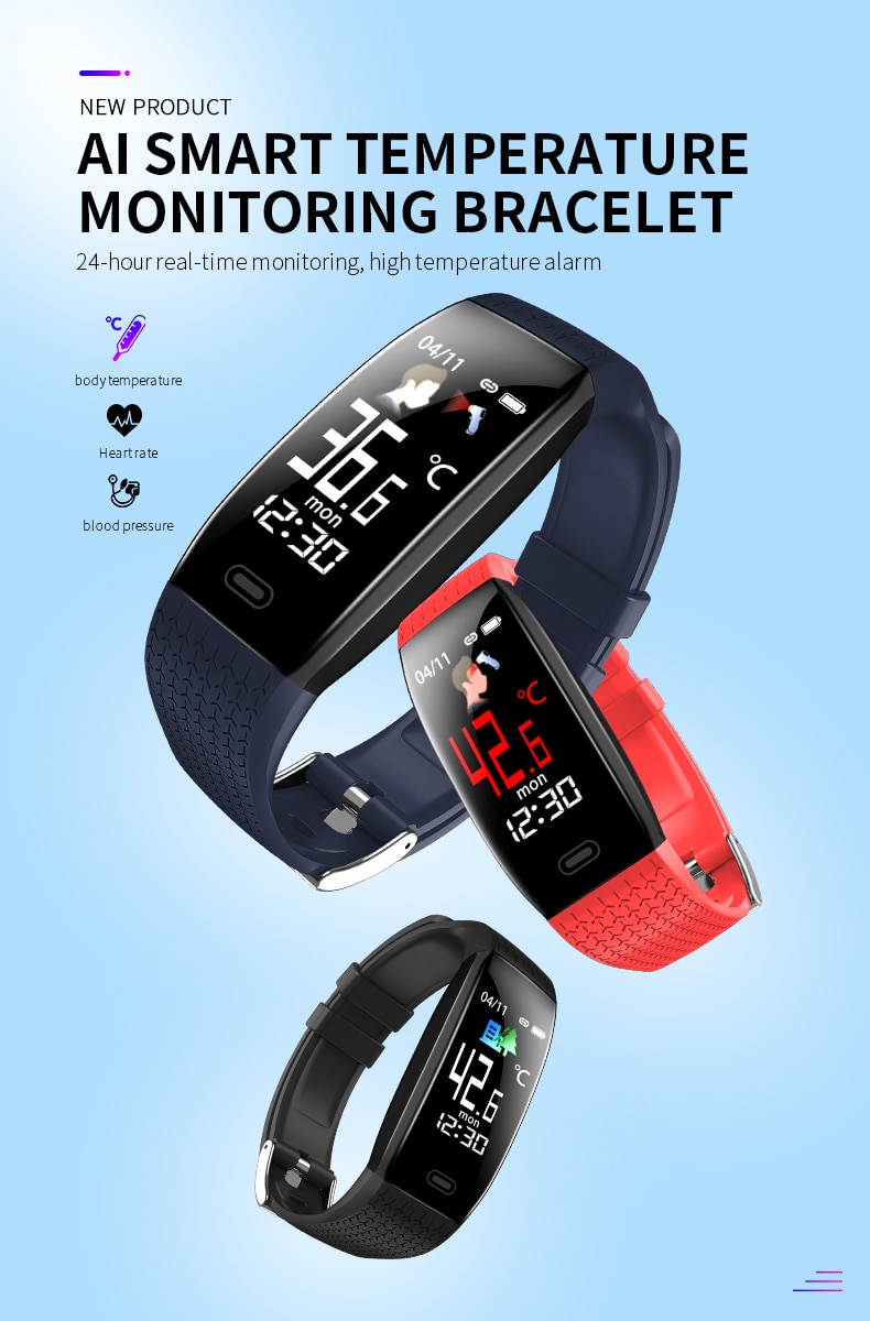 Waterproof Smart Watch T5 (Body Temperature /Weather Screen) Waterproof Smart Watch T5 (Body Temperature /Weather Screen)