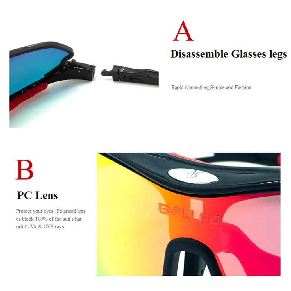 Polarized Sports Men Sunglasses Road Cycling Glasses Mountain Bike Polarized Sports Men Sunglasses Road Cycling Glasses Mountain Bike