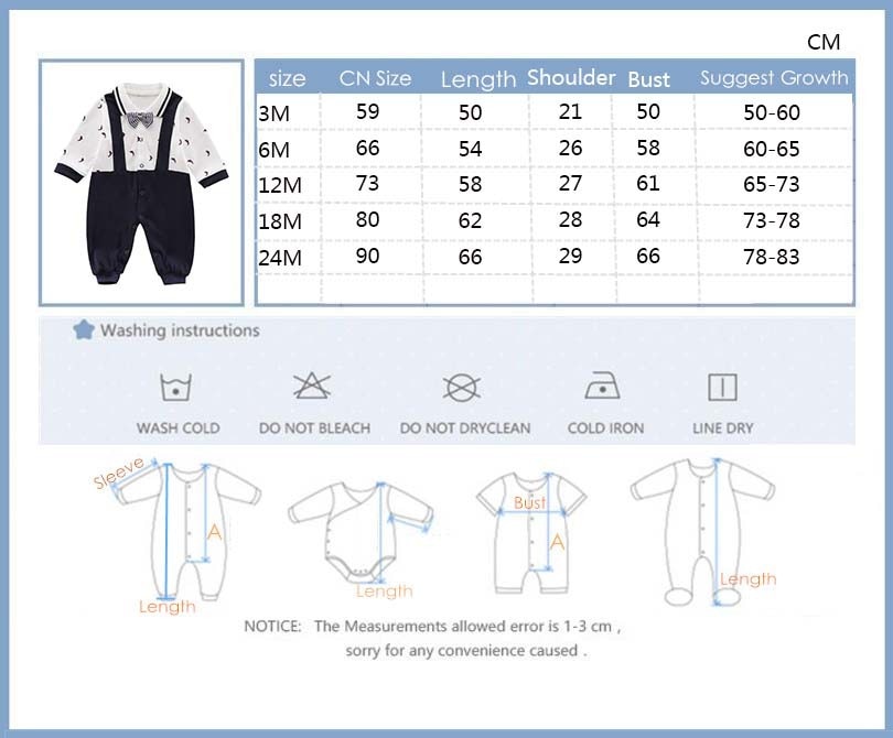 2021 new Baby Boy Romper Newborn Baby Clothes Casual Long Sleeve Gentleman boys 1th birthday party Jumpsuits infant Costume 2021 new Baby Boy Romper Newborn Baby Clothes Casual Long Sleeve Gentleman boys 1th birthday party Jumpsuits infant Costume