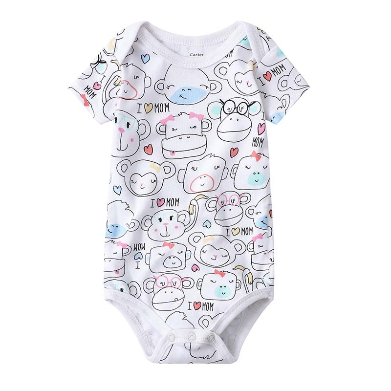 Newborn Baby Clothing 2019 New Fashion Baby Boys Girls Clothes 100% Cotton Baby Bodysuit Short Sleeve Infant Jumpsuit Newborn Baby Clothing 2019 New Fashion Baby Boys Girls Clothes 100% Cotton Baby Bodysuit Short Sleeve Infant Jumpsuit