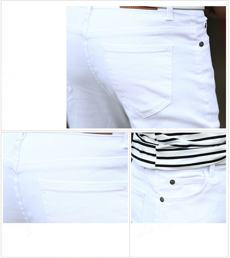 2020 New Arrival Style White jeans 100% cotton Men's Denim Jeans High Quality Fashion Casual jeans men Skinny Trousers 2020 New Arrival Style White jeans 100% cotton Men's Denim Jeans High Quality Fashion Casual jeans men Skinny Trousers