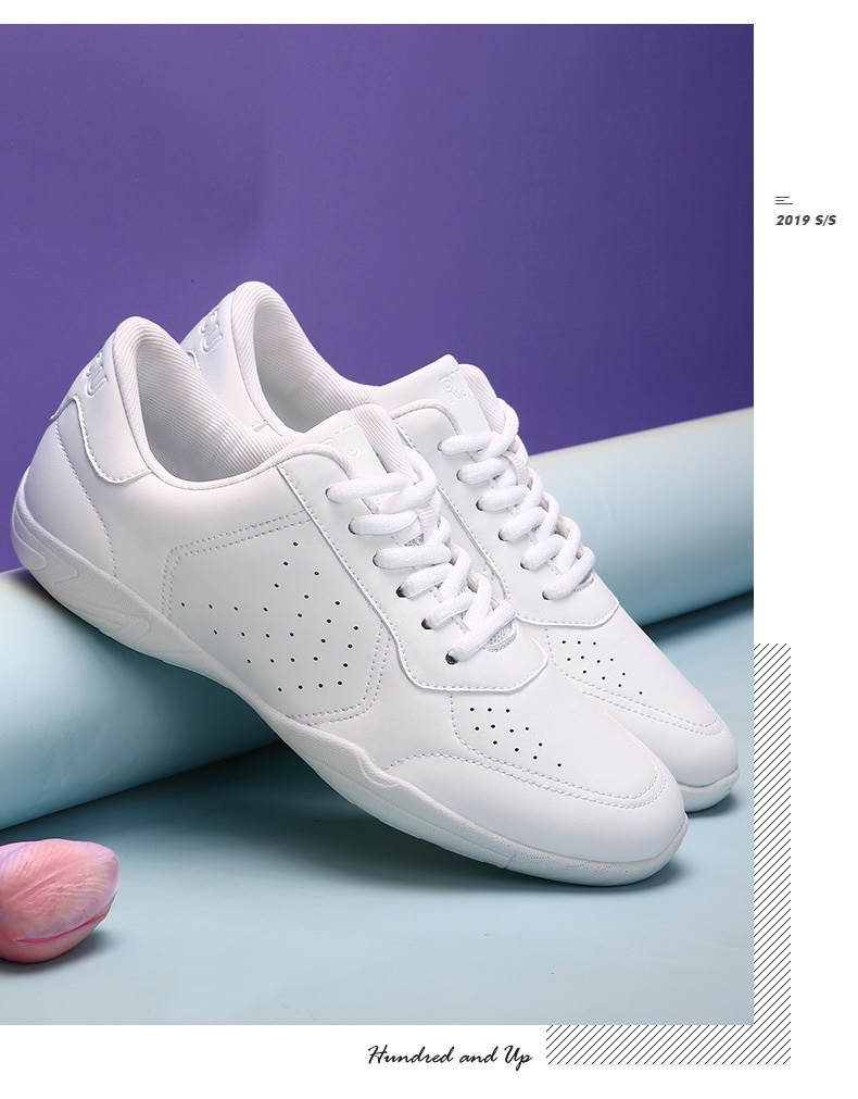 White Aerobic Shoes Children's Adult Fitness Shoes Gymnastics Sports Dance Shoes for Women Cheerleading Shoes Women's Square White Aerobic Shoes Children's Adult Fitness Shoes Gymnastics Sports Dance Shoes for Women Cheerleading Shoes Women's Square