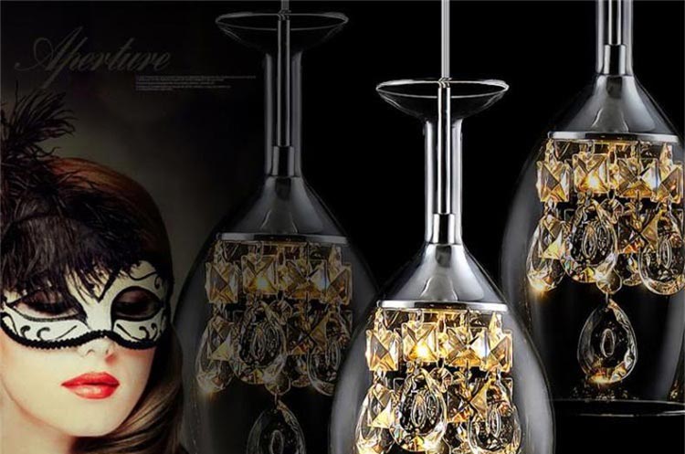 Modern Crystal Led Pendant Light Fixtures Glass Cup Lampshade Suspension Hanging Lamp Dining Room Kitchen Decor Home Lighting Modern Crystal Led Pendant Light Fixtures Glass Cup Lampshade Suspension Hanging Lamp Dining Room Kitchen Decor Home Lighting