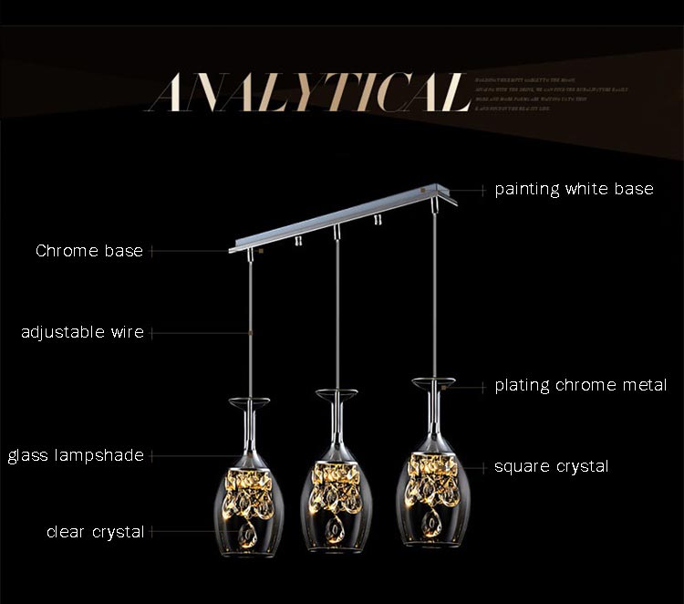 Modern Crystal Led Pendant Light Fixtures Glass Cup Lampshade Suspension Hanging Lamp Dining Room Kitchen Decor Home Lighting Modern Crystal Led Pendant Light Fixtures Glass Cup Lampshade Suspension Hanging Lamp Dining Room Kitchen Decor Home Lighting